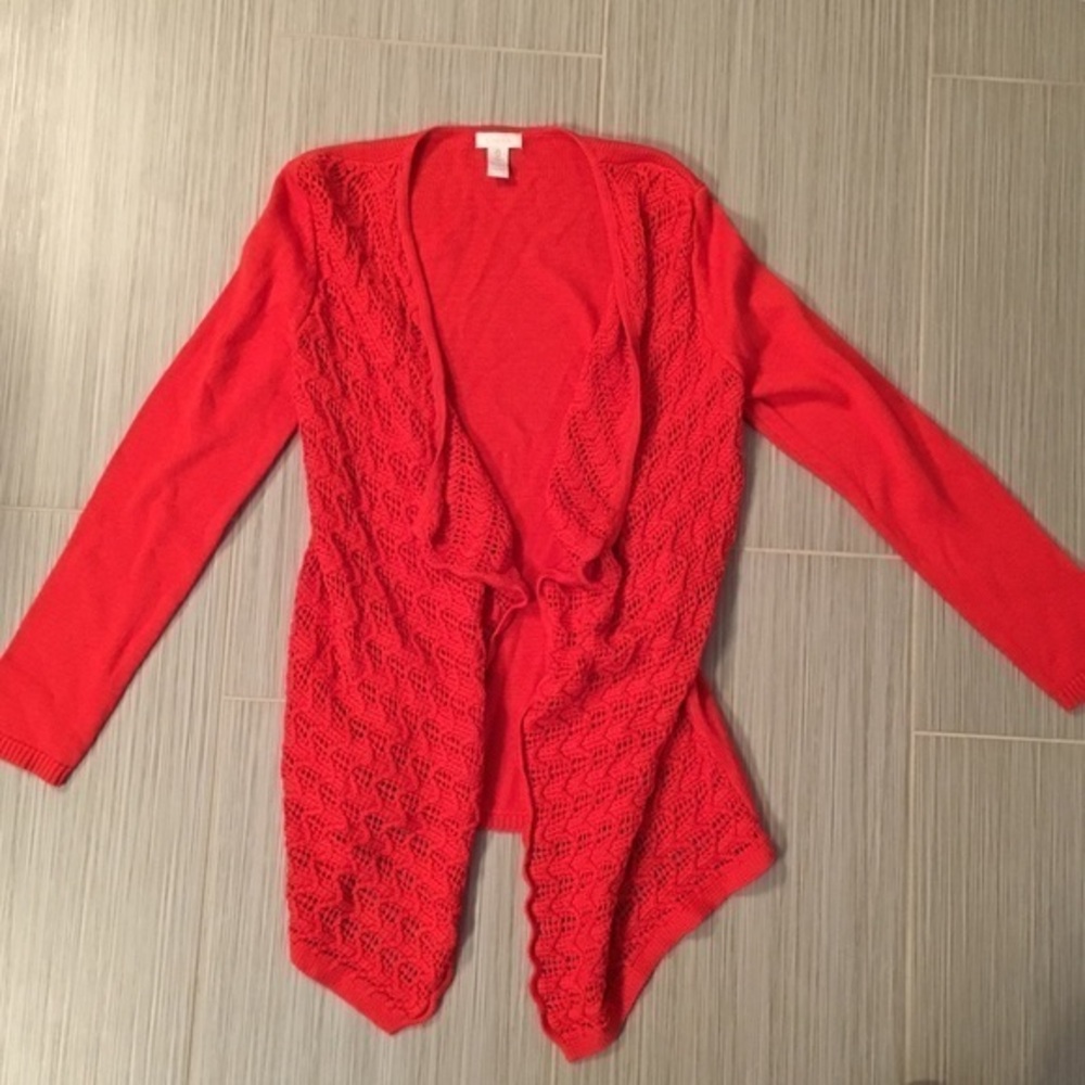 Chico’s open cardigan